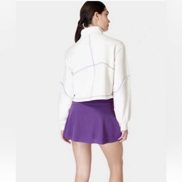 Sweaty Betty Revive Half Zip Sweatshirt Medium - Picture 2 of 9